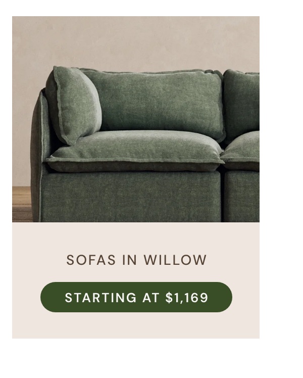 Sofas in Willow
