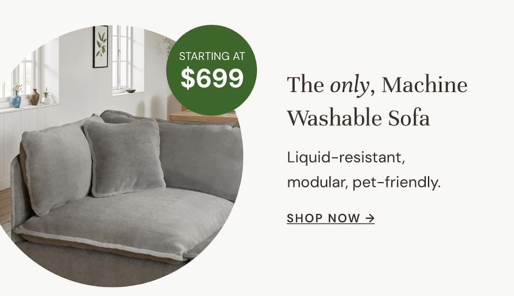 Washable Sofas - Up to 60% off