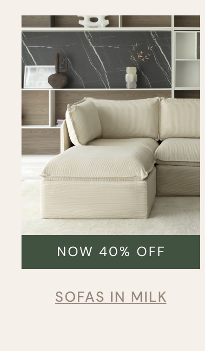 Sofas in Milk