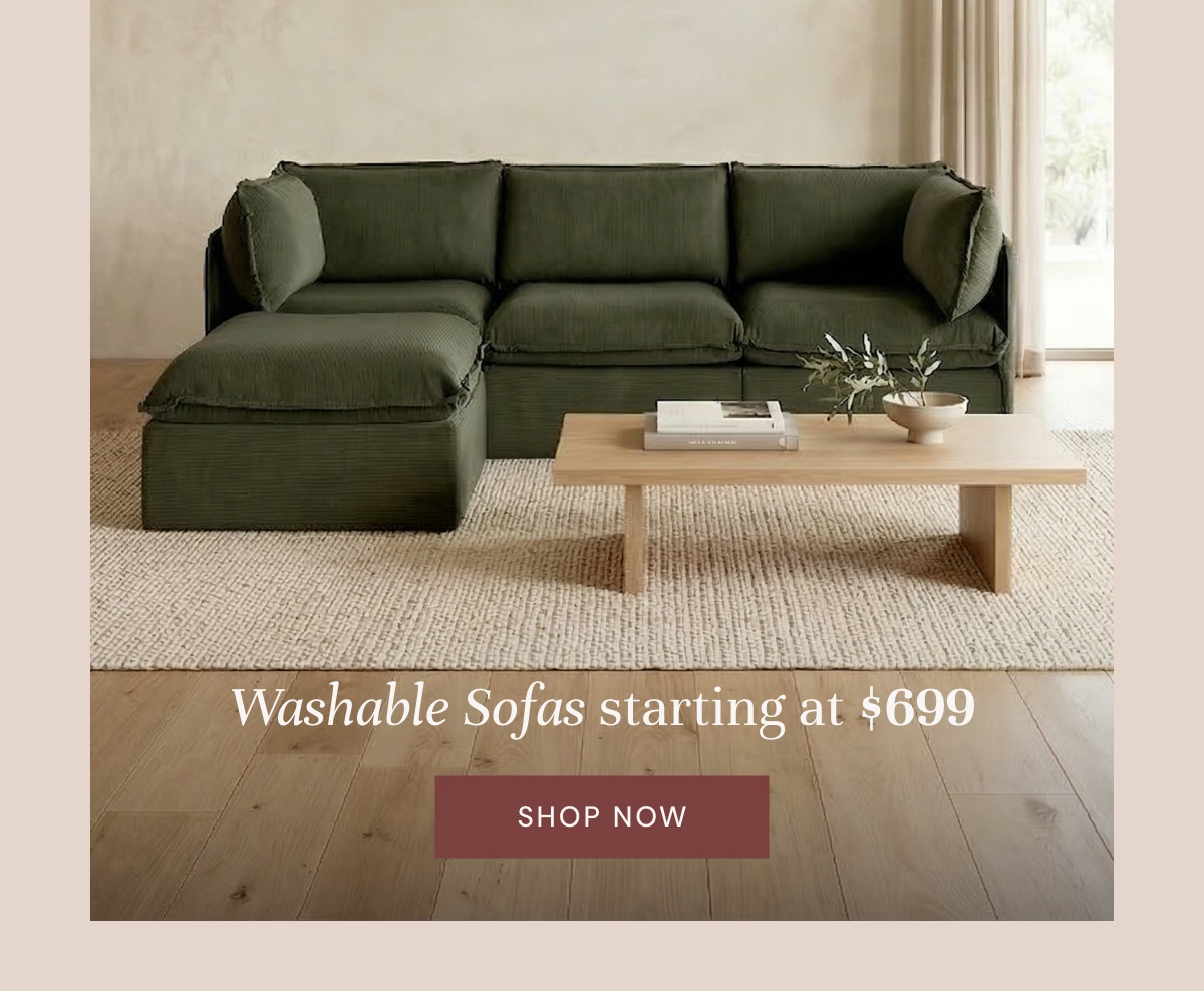 Washable Sofas - Up to 60% off