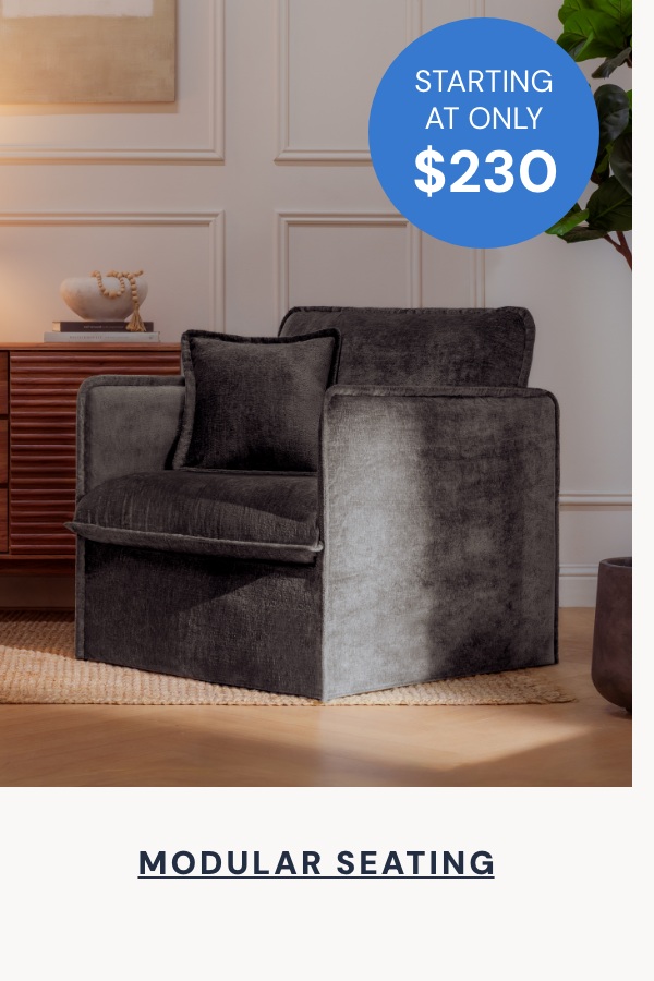 Modular Seating starting at only $230