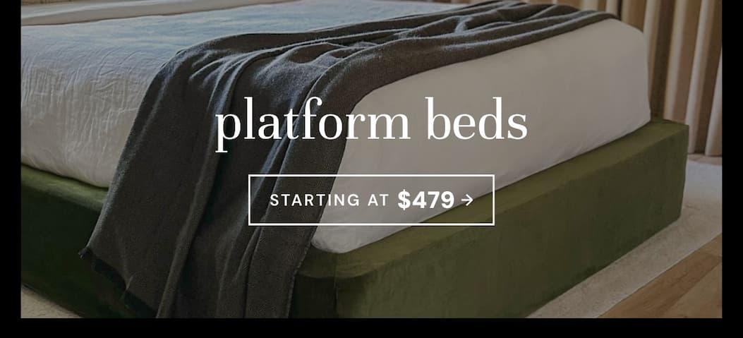 Platform Beds - Starting at only $479