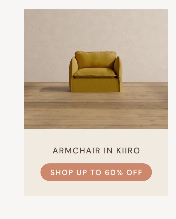 Armchair in Kiiro