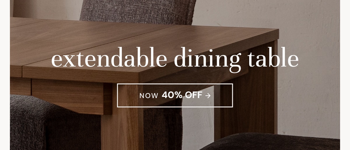 Extendable Dining Table - Now 40% off