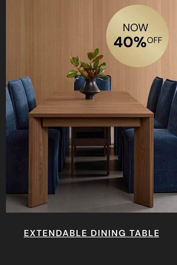 Extendable dining table NOW 40% off