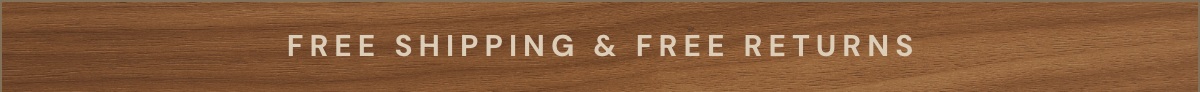 Free Shipping + Returns 