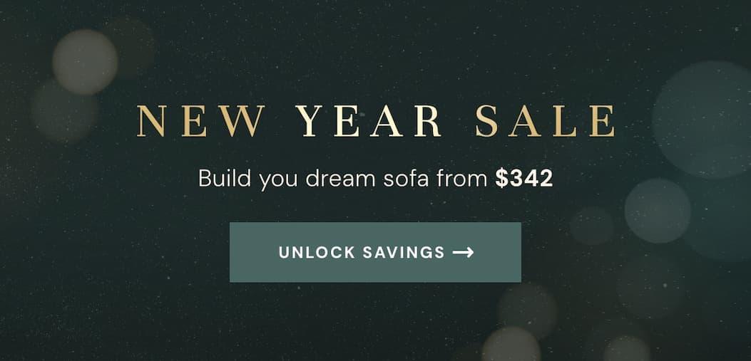 New Year Sale: Build your dream sofa from $342