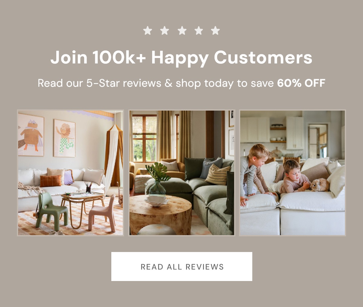 Join 100k+ Happy Customers. Read all Reviews.