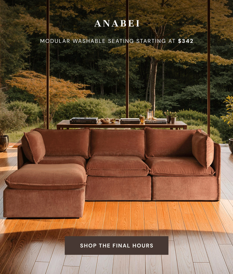 Cooler Nights, Cozier Couches: Modules starting at $342