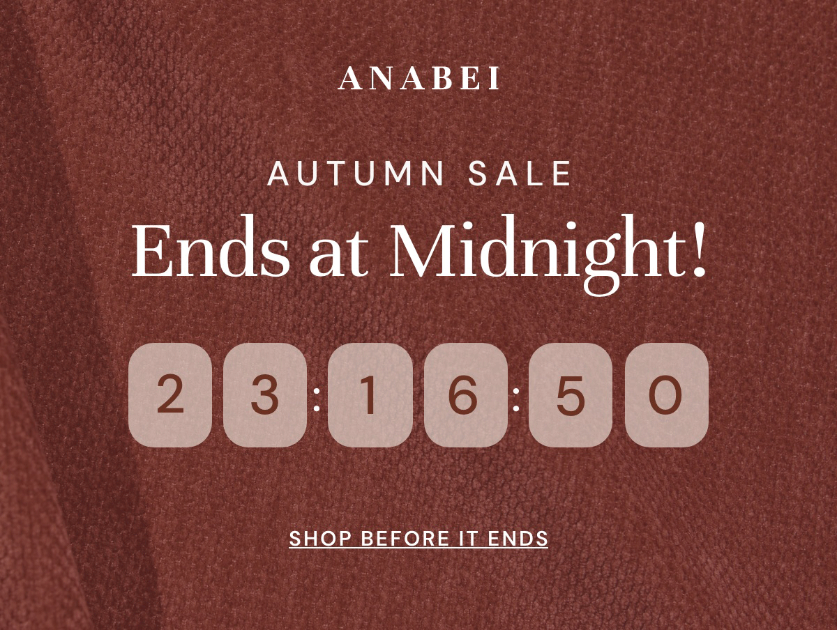 Autumn Sale Ends at Midnight!