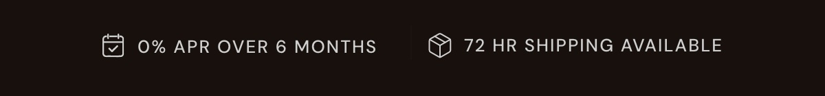 0% APR over 6 months with Shop Pay