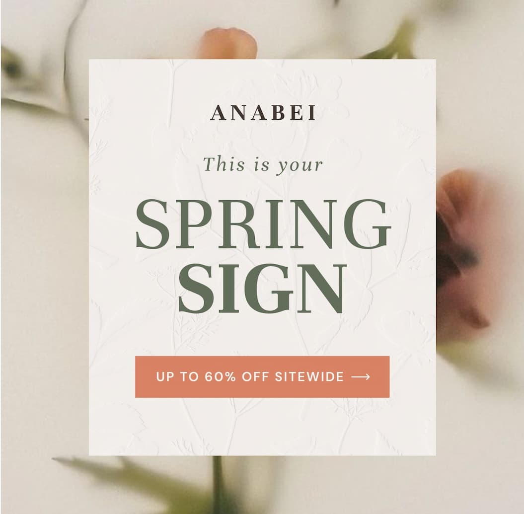 This is you Spring Sign: Up to 60% off sitewide