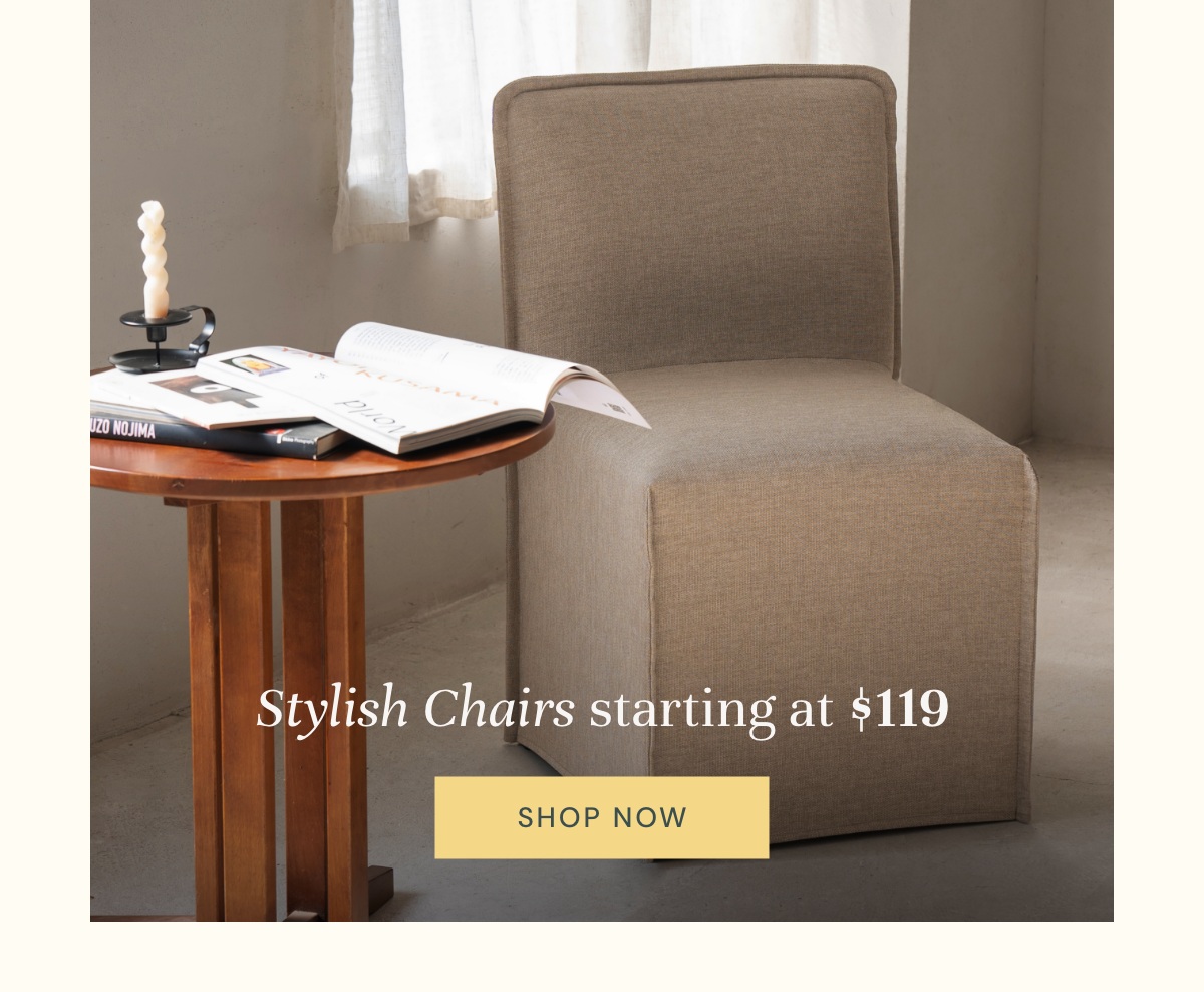 Dining Chairs - Starting at $119