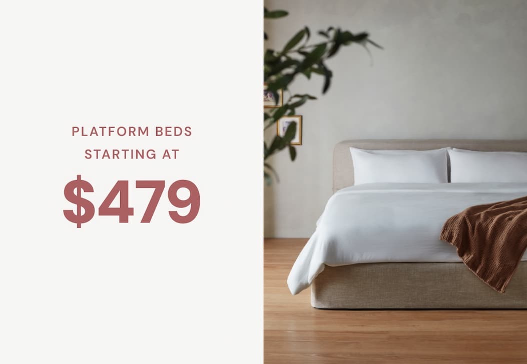Platform Beds Starting at $479