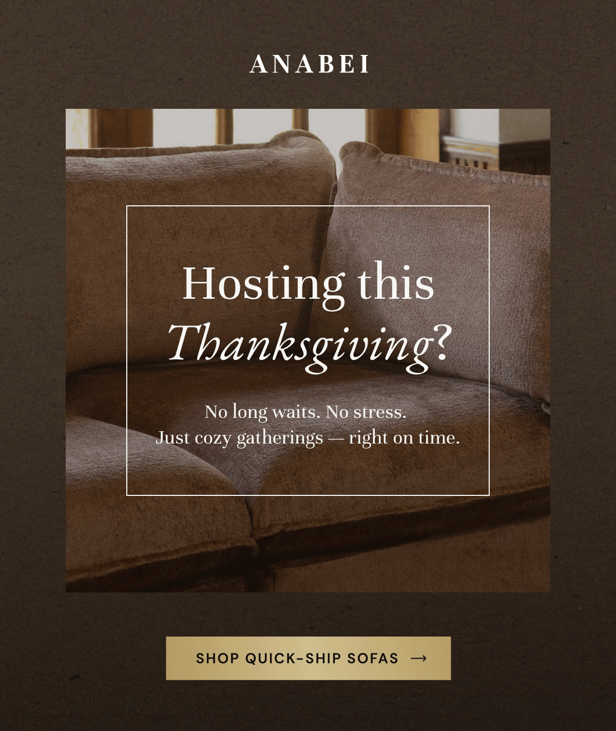 Hosting this Thanksgiving? No long waits. No stress. 