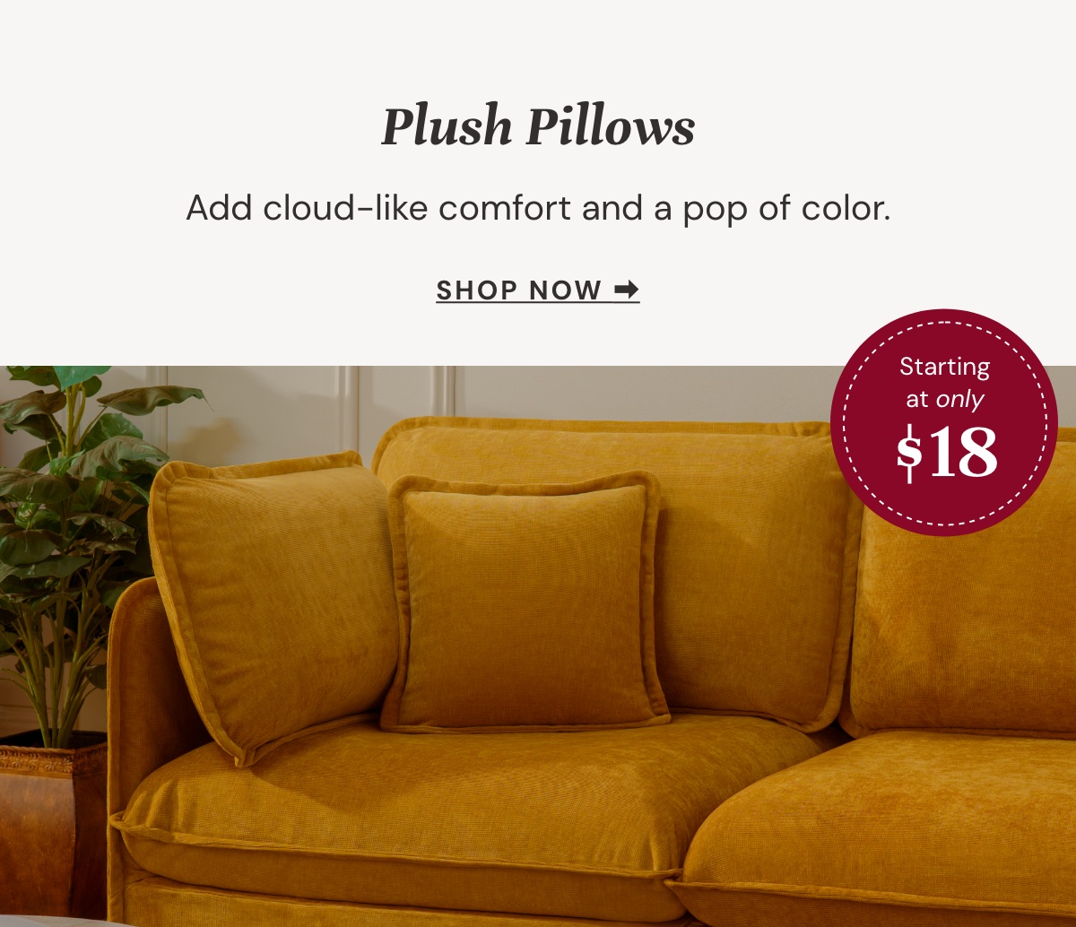 Plush Pillows