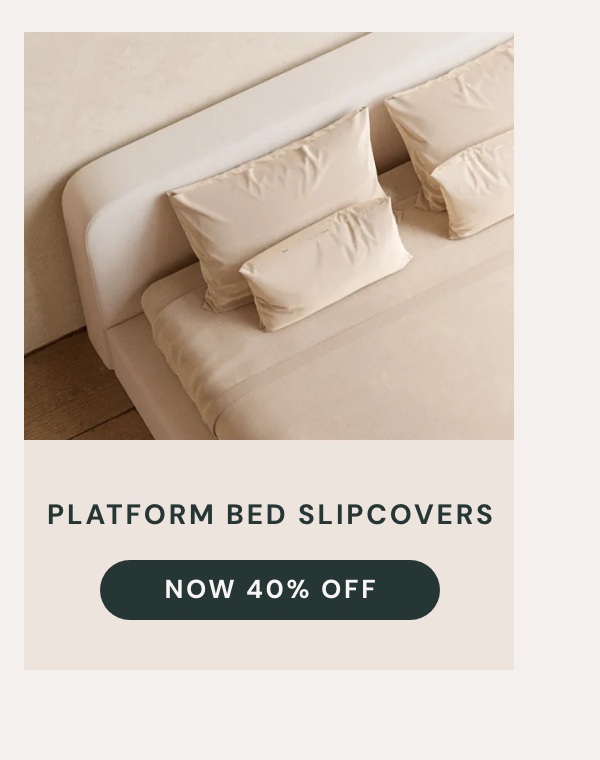 Platform Bed Slipcovers