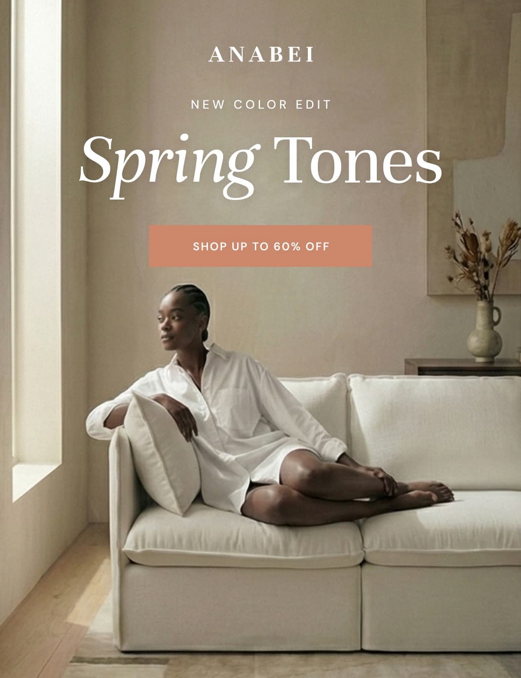 Spring Tones: up to 60% off everything!