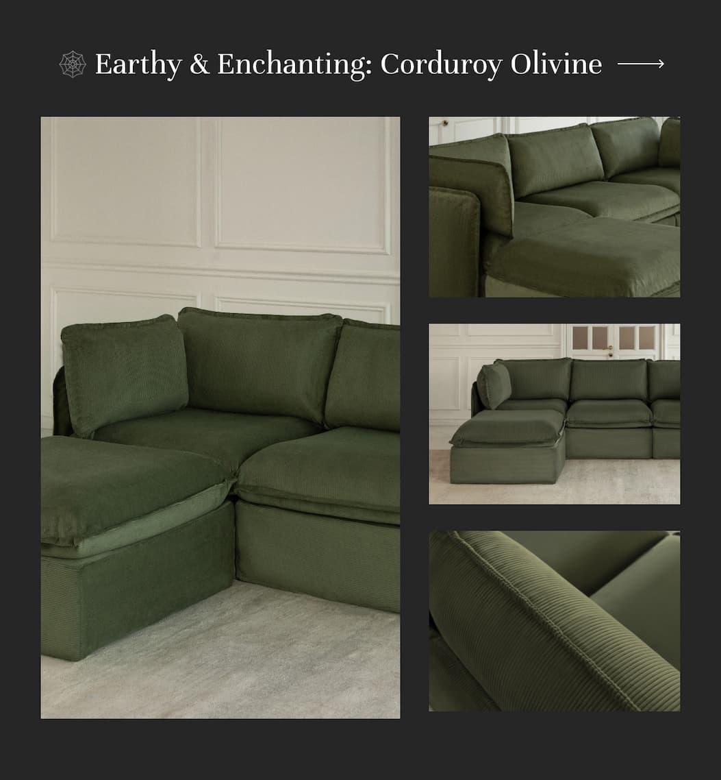Earthy & Enchanting: Corduroy Olivine
