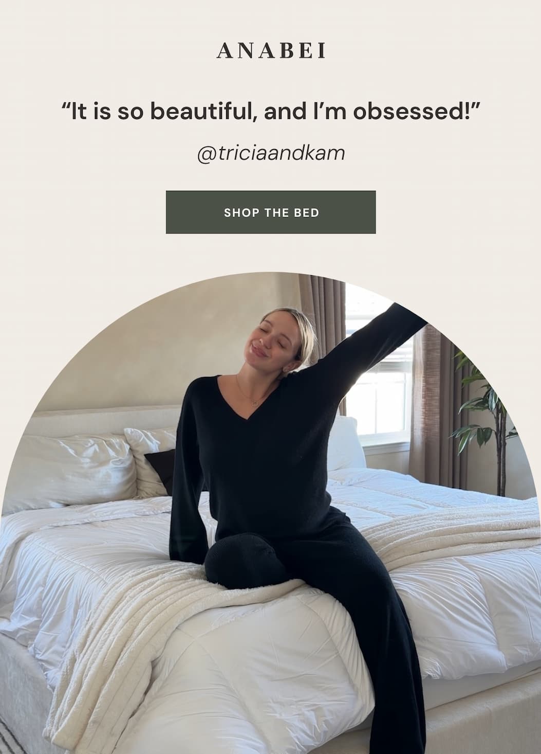 “It is so beautiful, and I’m obsessed!” @triciaandkam