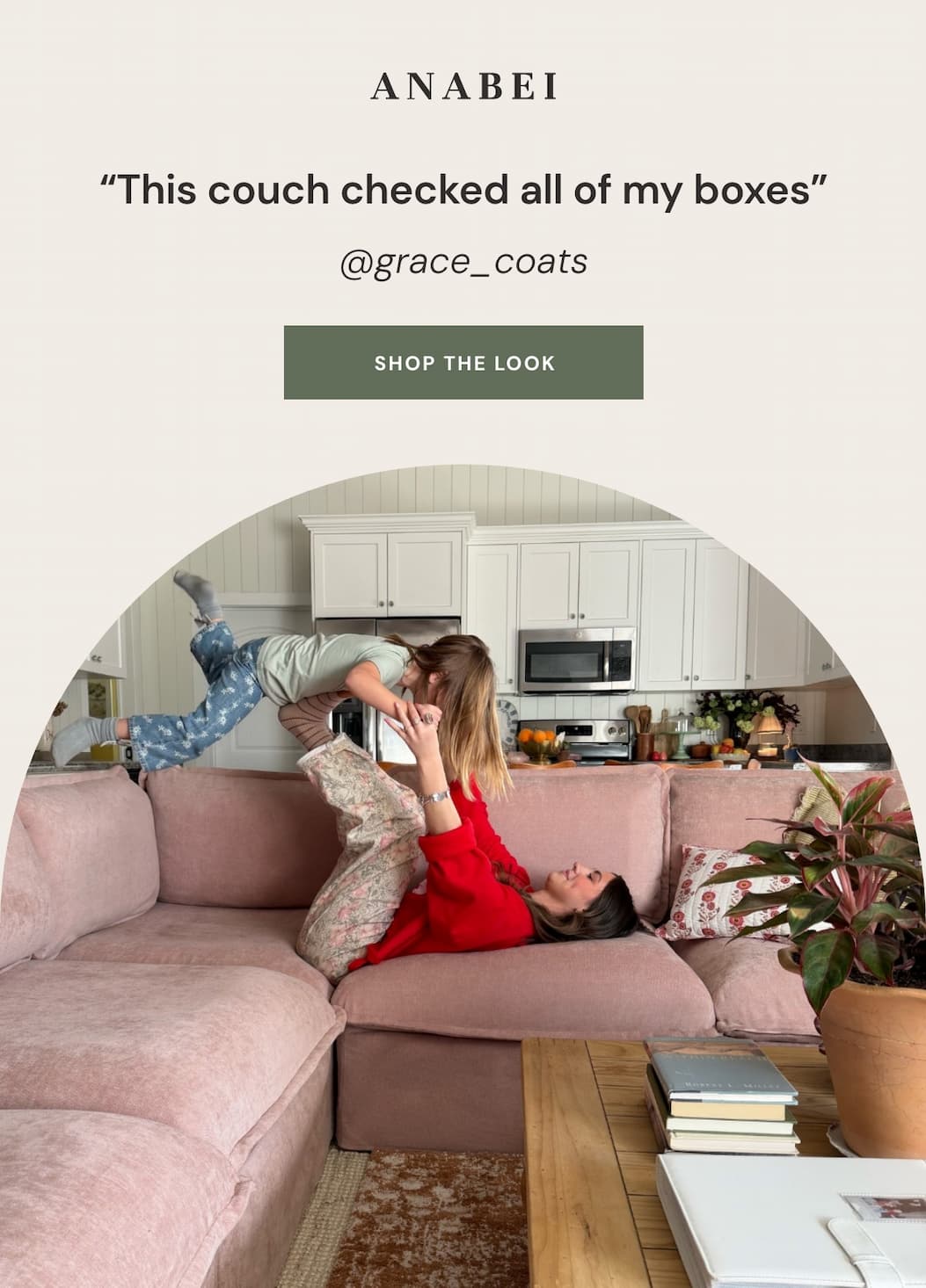 “This couch checked all of my boxes” @grace_coats