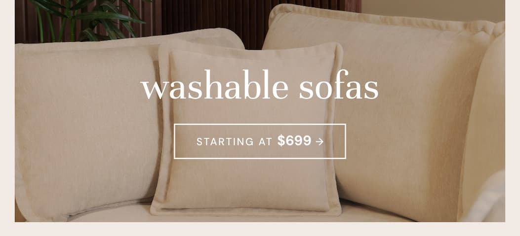 Washable Sofas - Up to 60% off