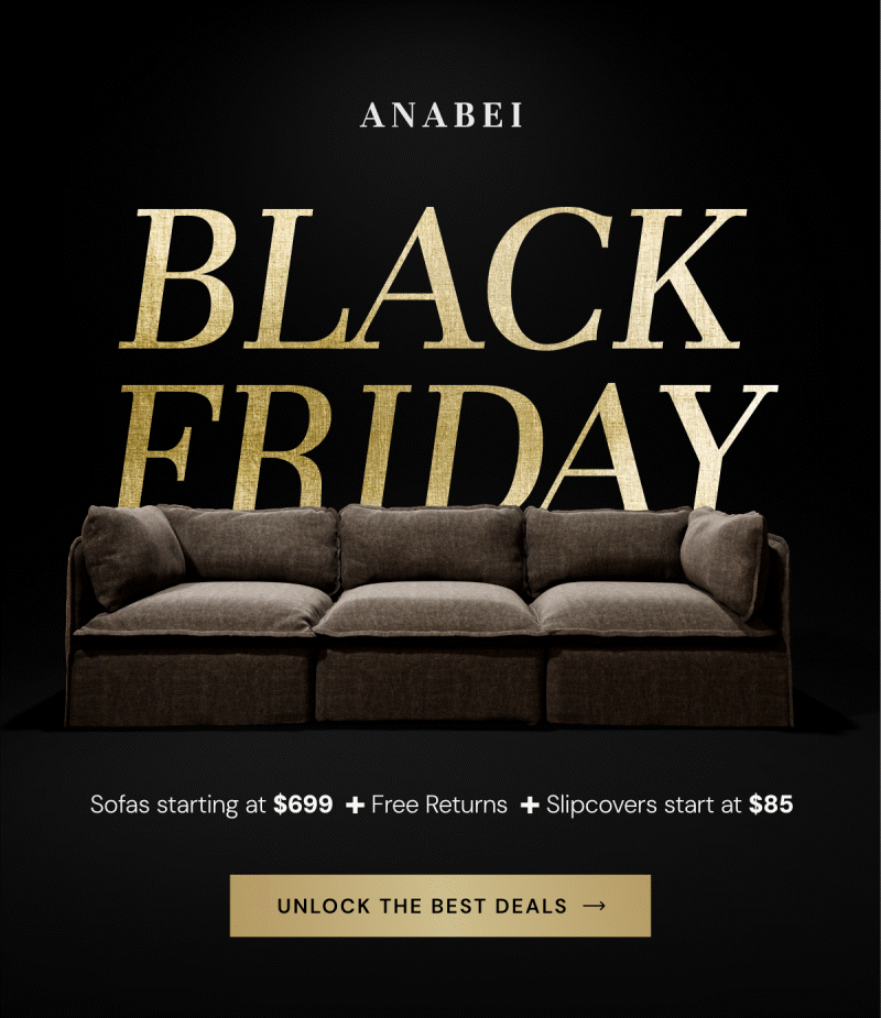 Black Friday is LIVE: sofas starting at $699 + free returns