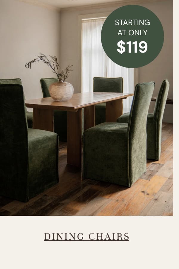 Starting at $119 Liquid & Stain-Resistant Chairs
