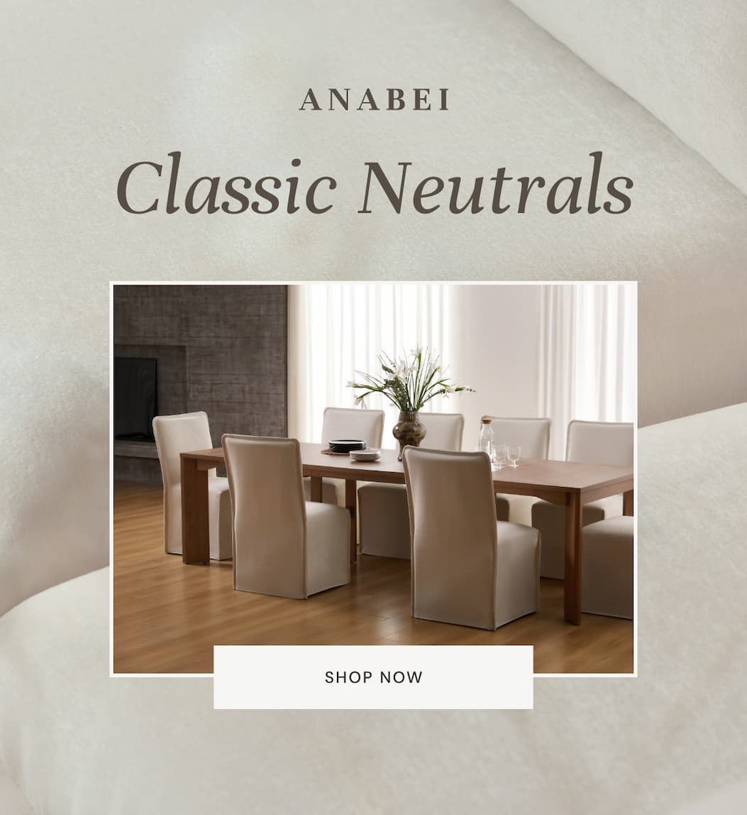 Classic Neutrals: dining chairs starting at only $119