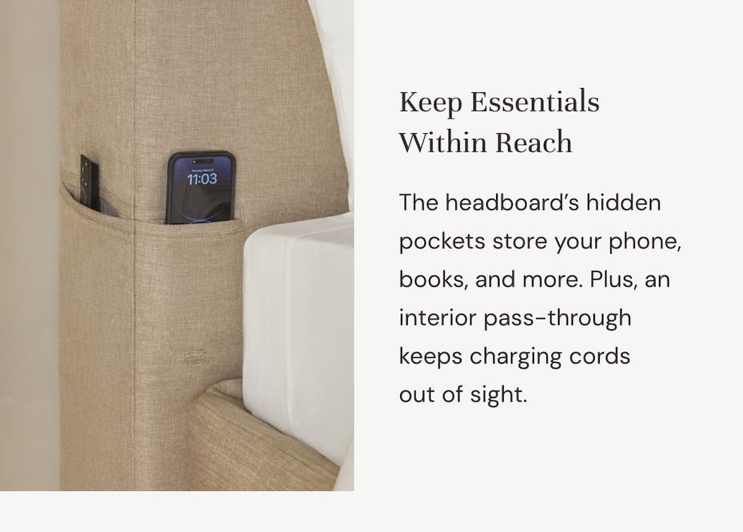 Keep Essentials Within Reach