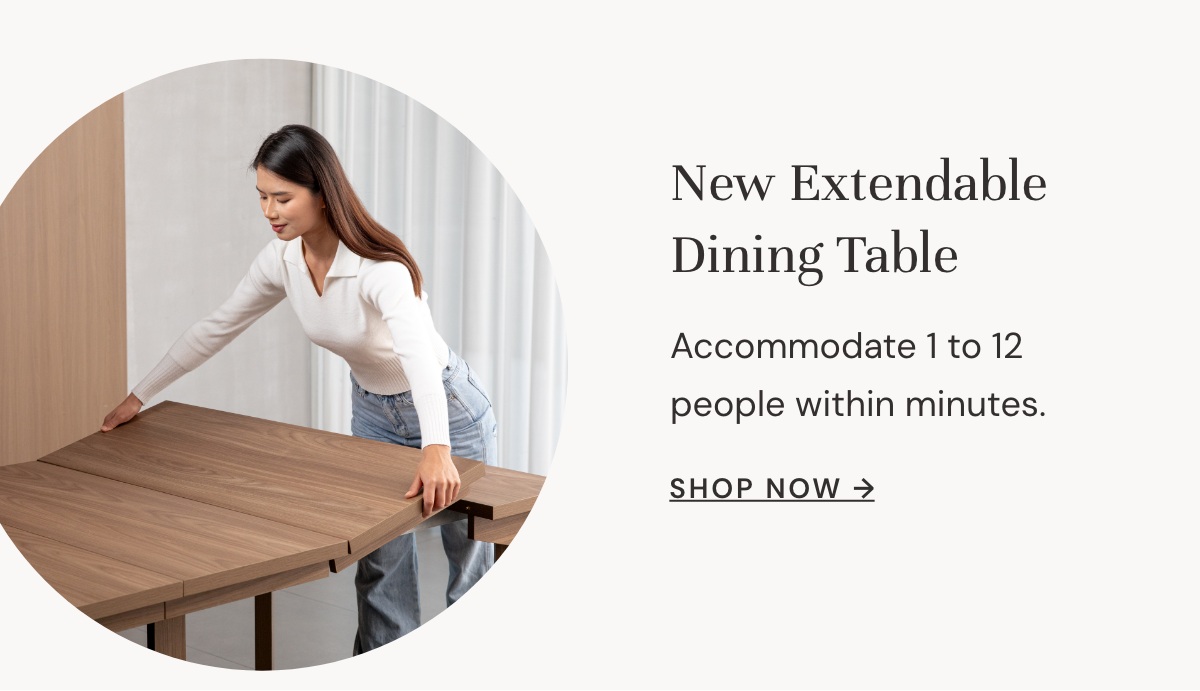 New Extendable Dining Table