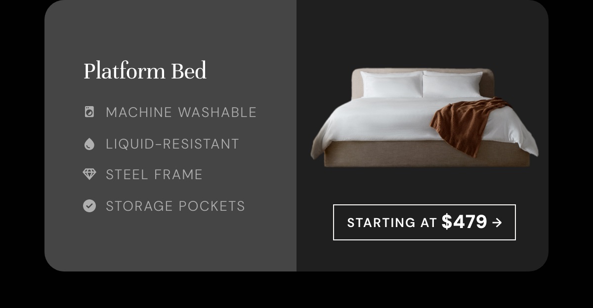 Platform Beds - Starting at only $479