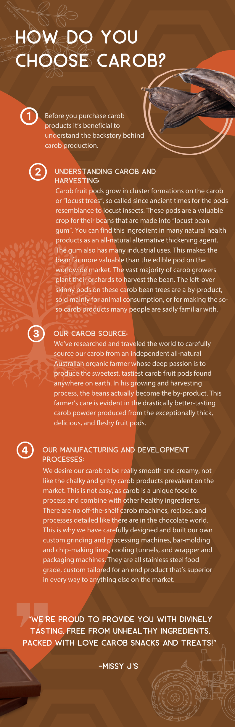 What is carob? Missy J's