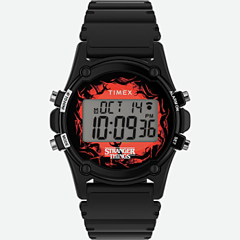 Timex Atlantis x Stranger Things 40mm Resin Strap Watch
