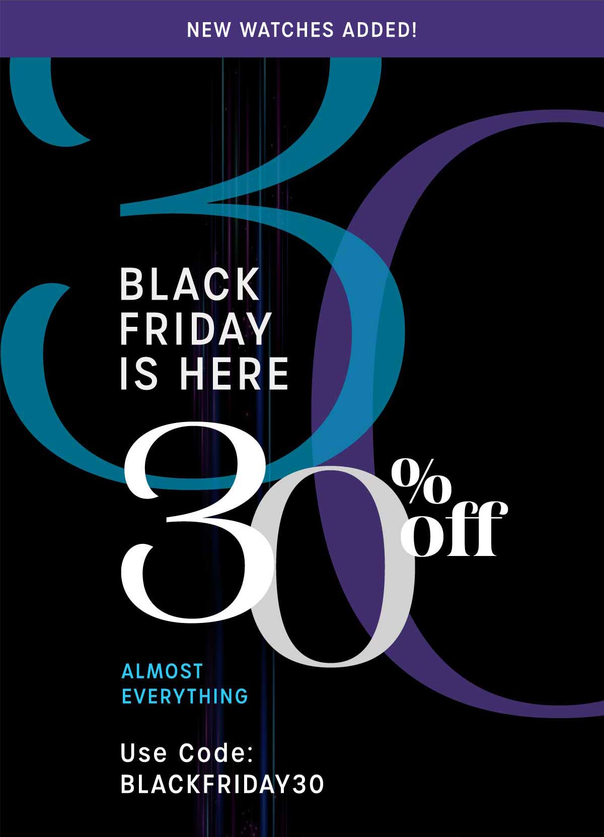 BLACK FRIDAY IS HERE | 30% off ALMOST EVERYTHING | Use Code: BLACKFRIDAY30