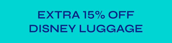 Extra 15% Off Disney Luggage