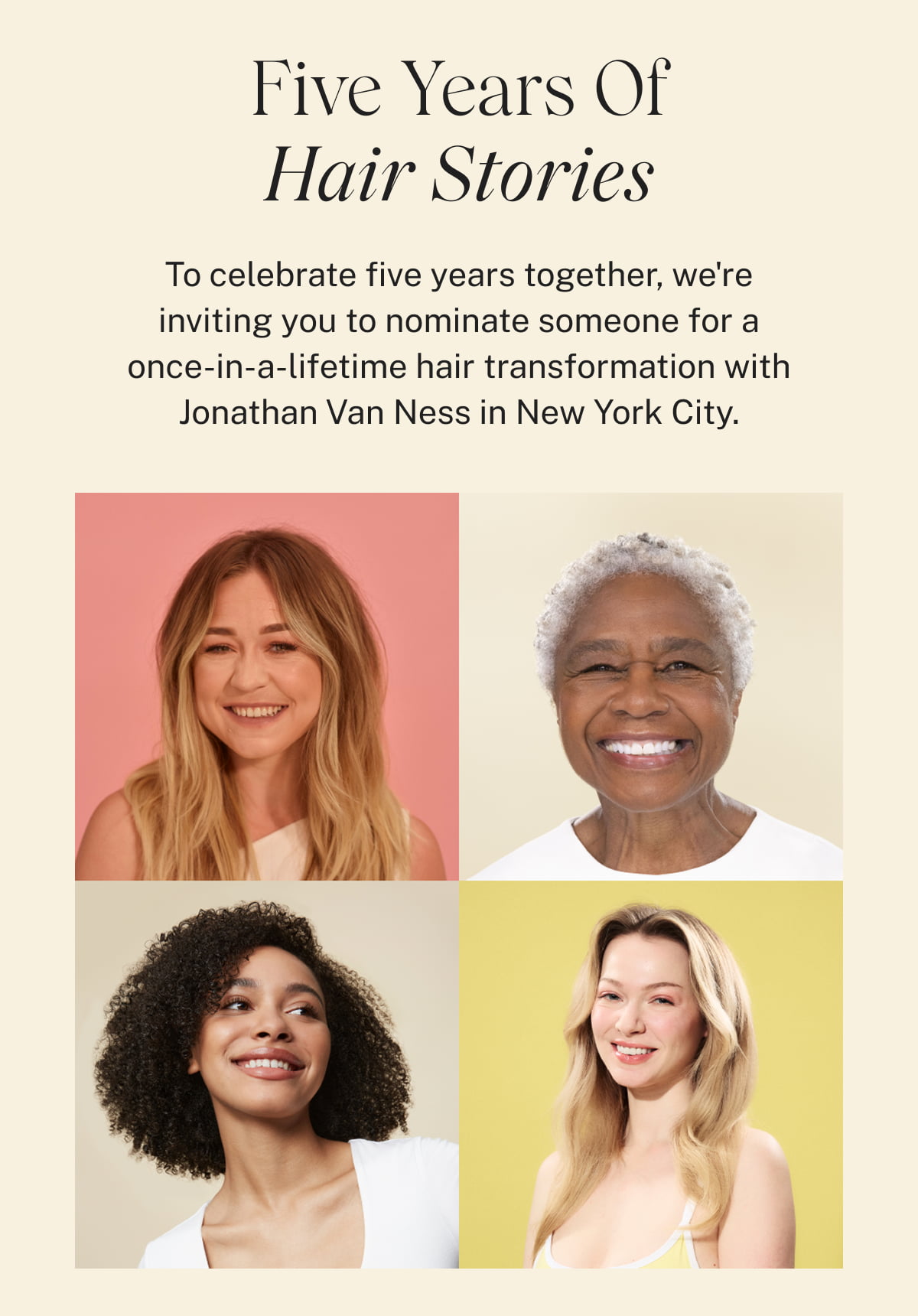 Five Years of Hair Stories