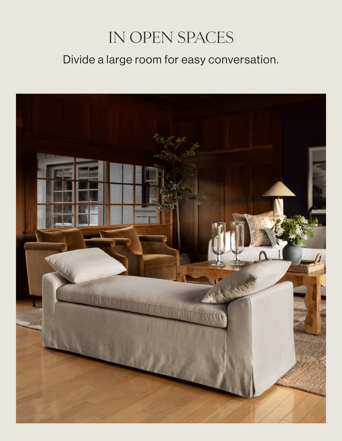 Our most versatile bench 👀 Studio McGee