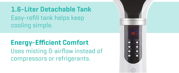 IT'S BACK! Get 25% off our Portable Evaporative Cooler