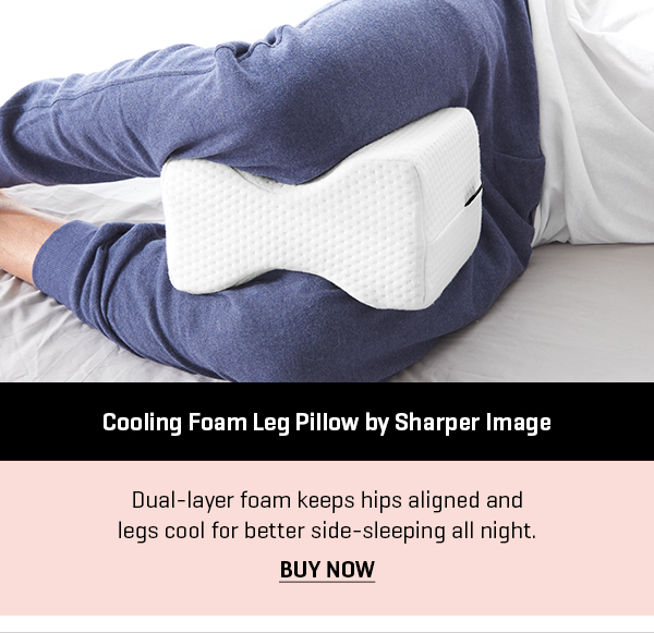 Cooling Foam Leg Pillow by Sharper Image