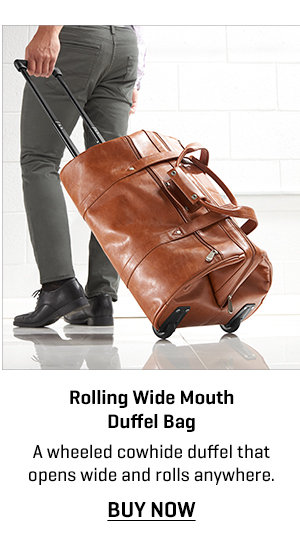 Rolling Wide Mouth Duffel Bag