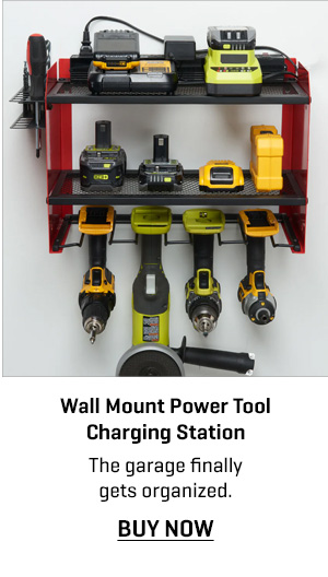 Wall Mount Power Tool Charging Station