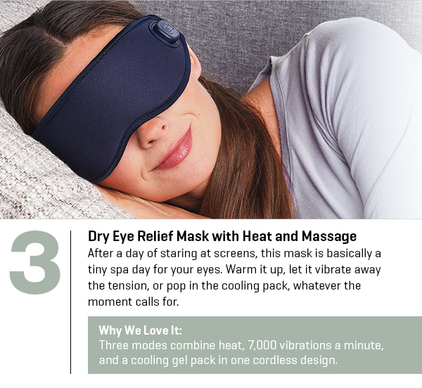 Dry Eye Relief Mask with Heat and Massage