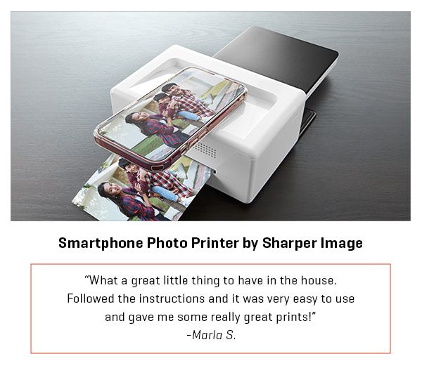 Smartphone Photo Printer by Sharper Image