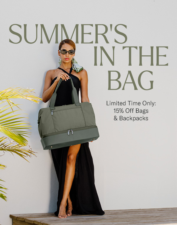Shop 15% Off Bags and Backpacks, Summer's In the Bag