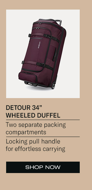 Detour 34" Wheeled Duffel