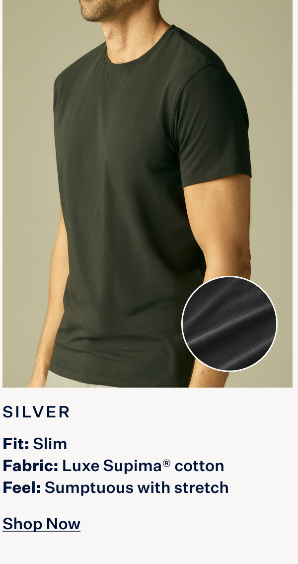 SILVER Crew Neck T-Shirt