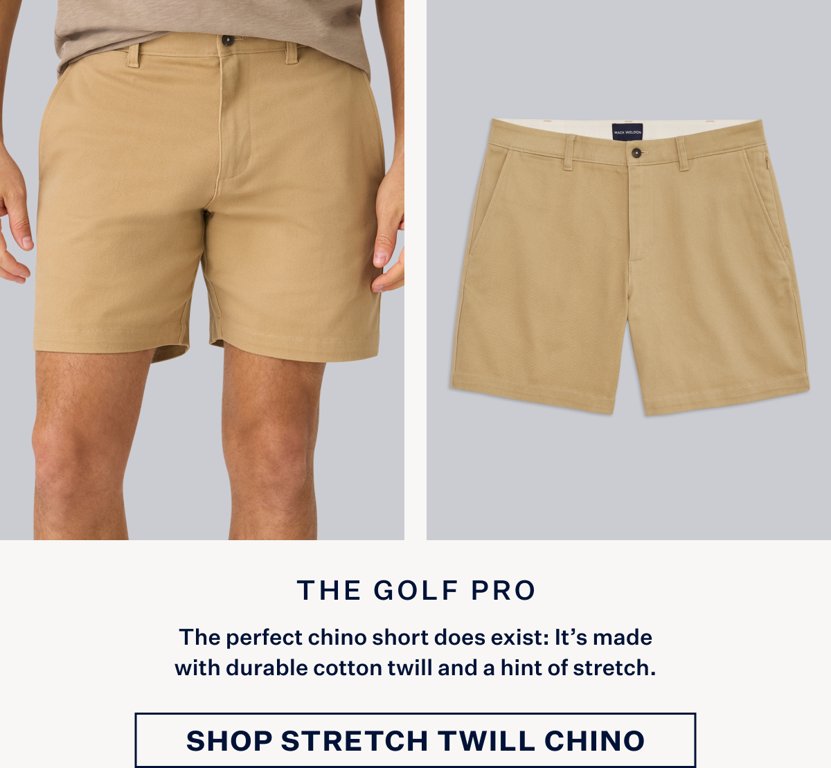 Stretch Twill Chino Short 7