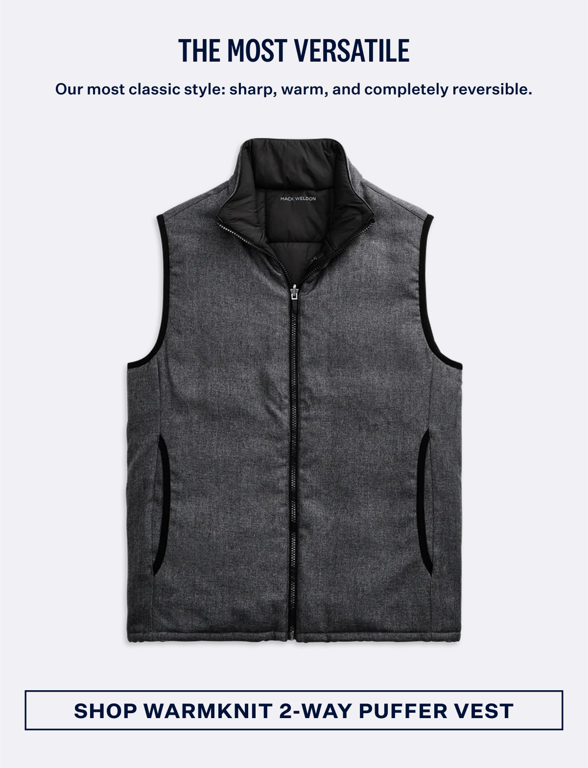 WARMKNIT 2-Way Puffer Vest