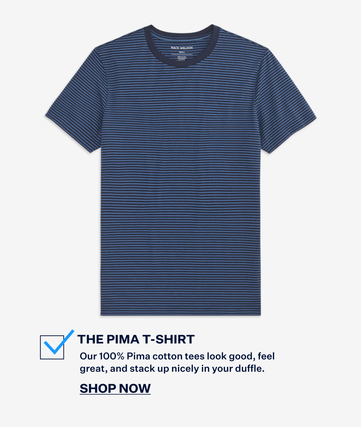 Pima Crew Neck T-Shirt